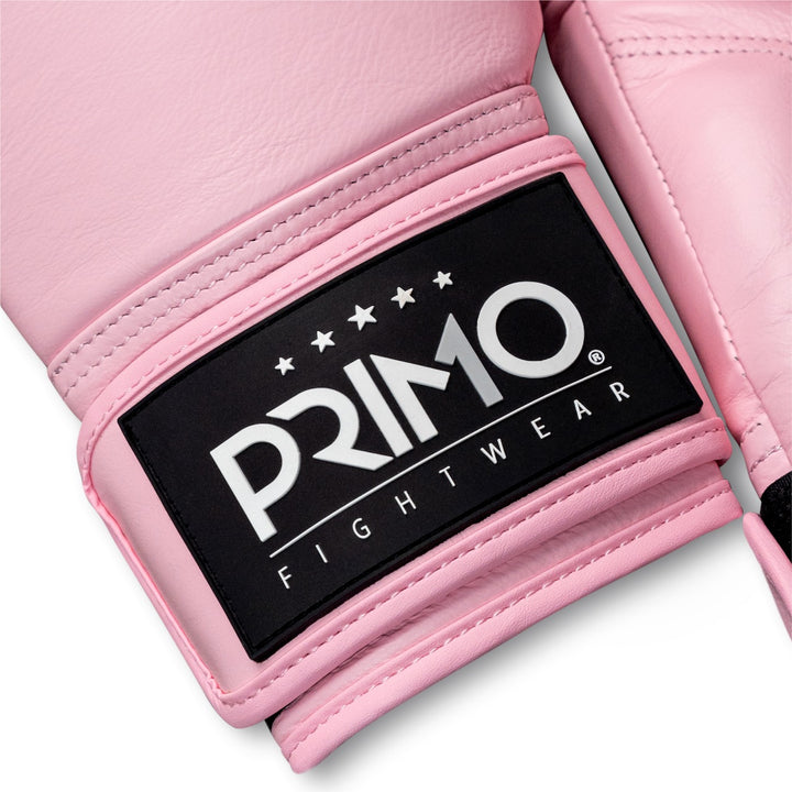 Primo Fightwear - Emblem 2.0 - Leather Muay Thai Boxing Gloves - Vapor Pink