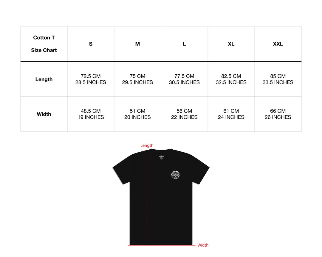 Primo Fightwear - Heart Of Champions Cotton T-Shirt Black