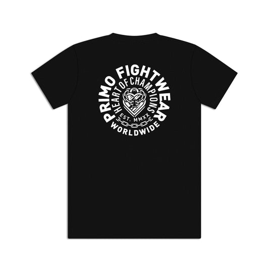 Primo Fightwear - Heart Of Champions Cotton T-Shirt Black