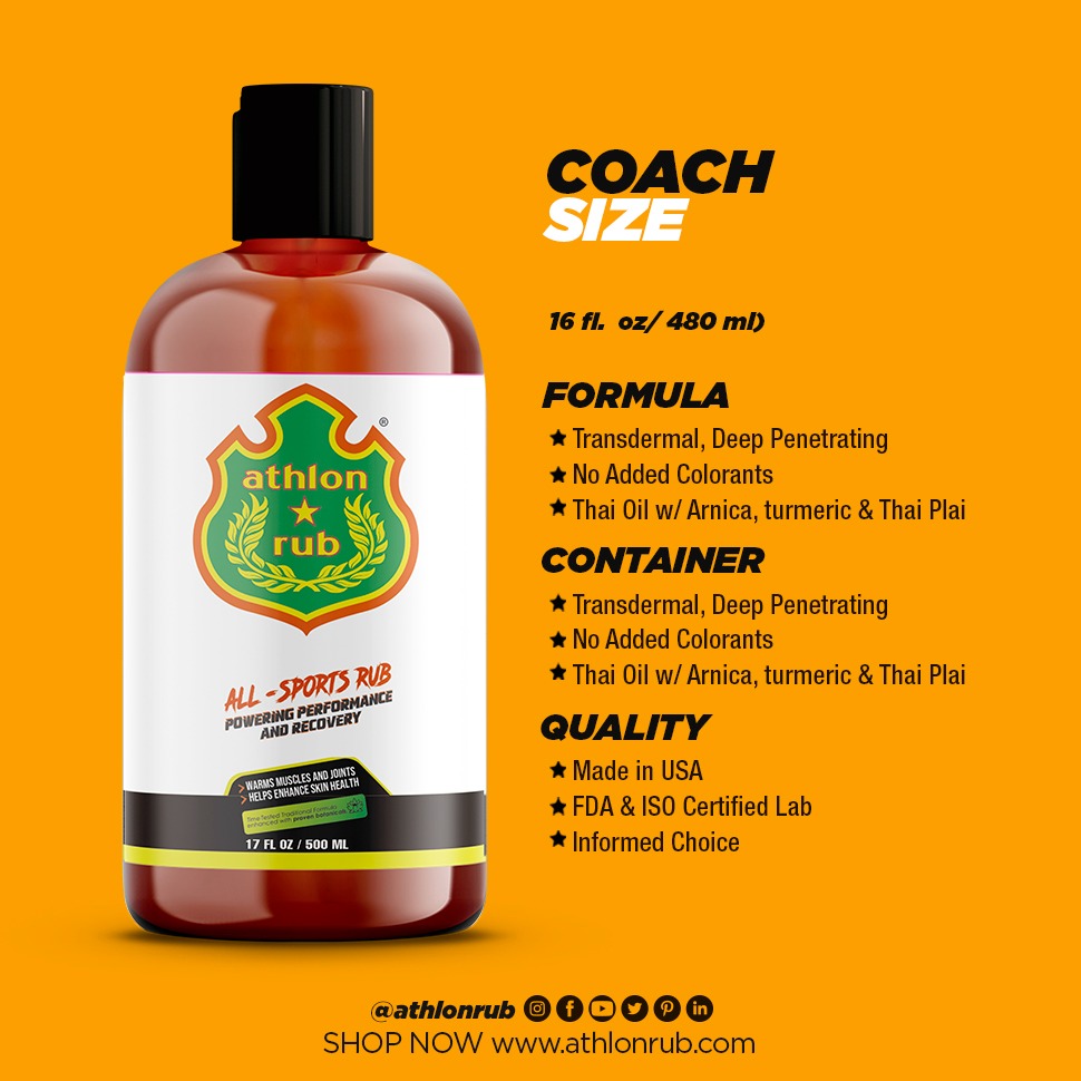 Athlon Rub - Coach Size 17 fl oz