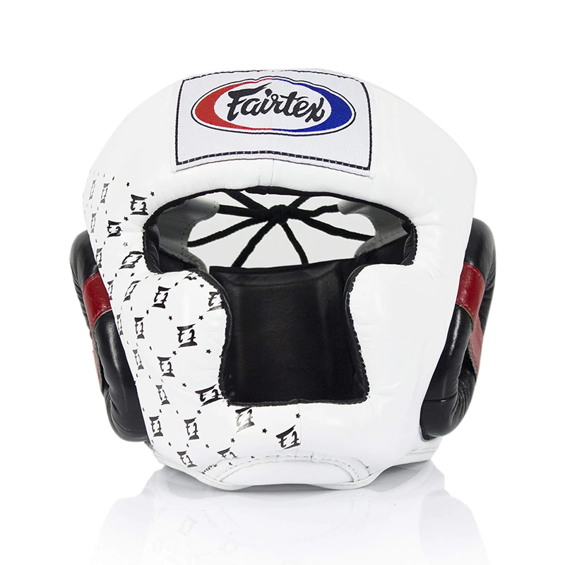 Fairtex - Muay Thai Super Sparring Head Gear - HG10 - White Fairtex - Muay Thai Super Sparring Head Gear - HG10 - White