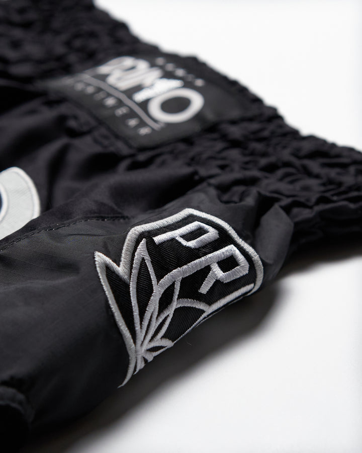 Muay Thai Shorts - Free Flow Series - Gotham's Finest - Primo Close tag