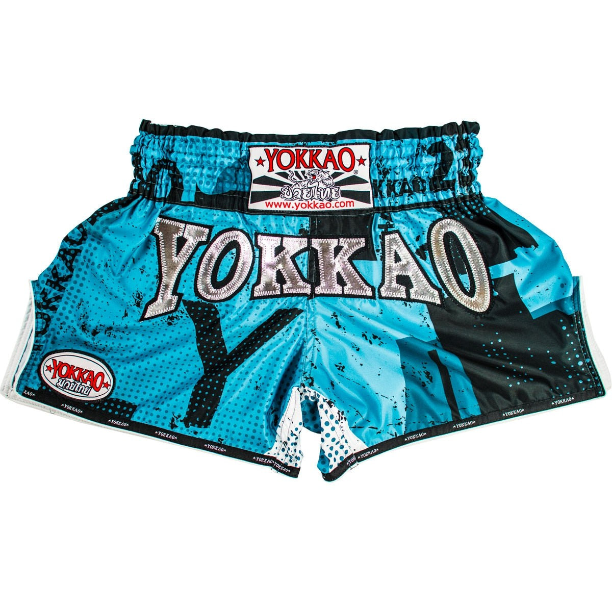 Muay Thai Shorts - Blue Urban - Yokkao – Muay Thai Planet USA