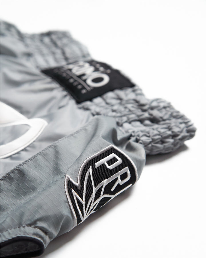 Super-Nylon Muay Thai Shorts - Hammerhead Grey - Primo