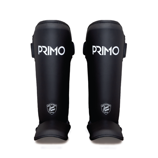 Primo Fightwear - Classic Muay Thai Shin Guards - Black
