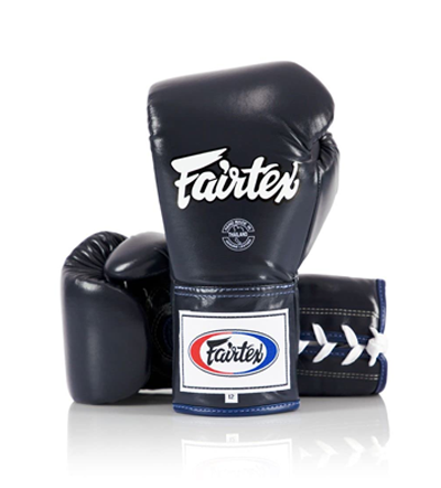 Fairtex - Lace Up Muay Thai Boxing Gloves (BGL6) - Blue