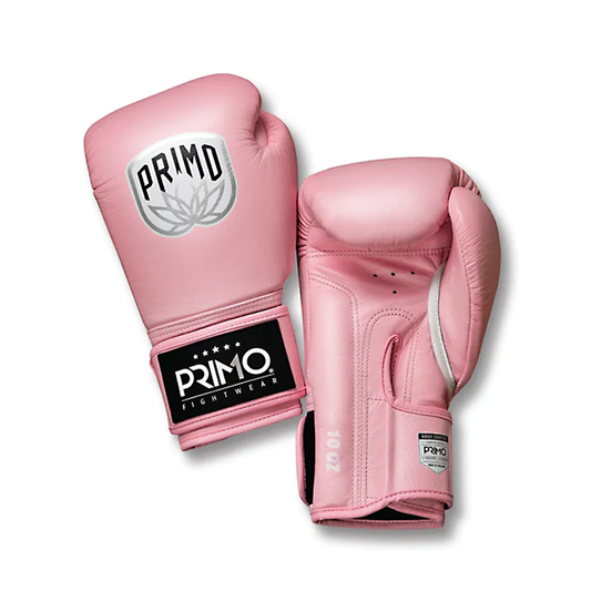 Primo Fightwear - Emblem 2.0 - Leather Muay Thai Boxing Gloves - Vapor Pink