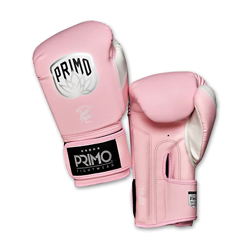 Primo Fightwear - Emblem 2.0 - Semi Leather Muay Thai Boxing Gloves - Pink