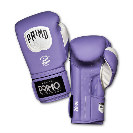 Primo Fightwear - Emblem 2.0 - Semi Leather Muay Thai Boxing Gloves - Purple