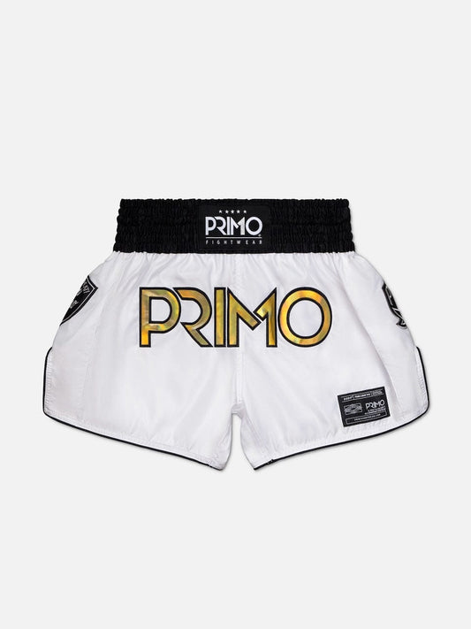 Muay Thai Shorts - Special Edition - Melrose OG - White Gold