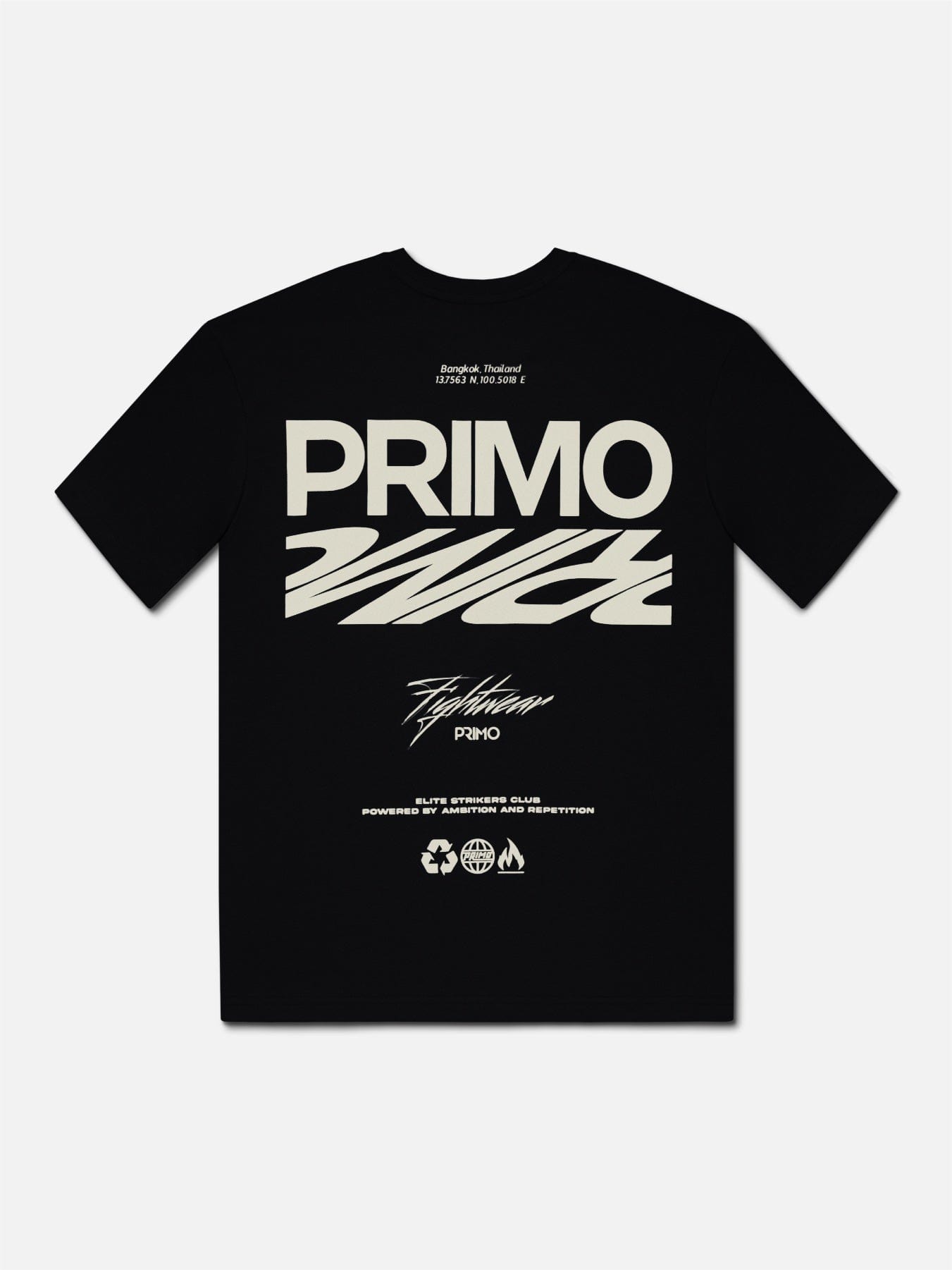 Primo Fightwear - Primo E.S.C (Elite Strikers Club) T-Shirt - Black