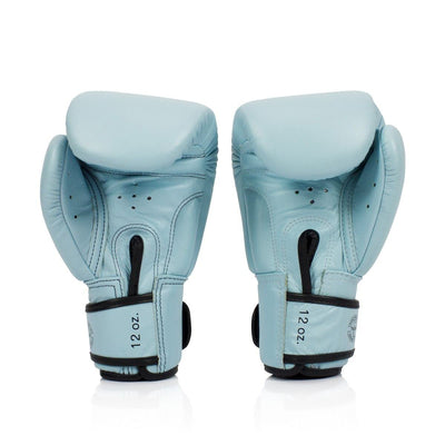 Fairtex - Genuine Leather Muay Thai Boxing Gloves - BGV20 – Pastel Blue Back
