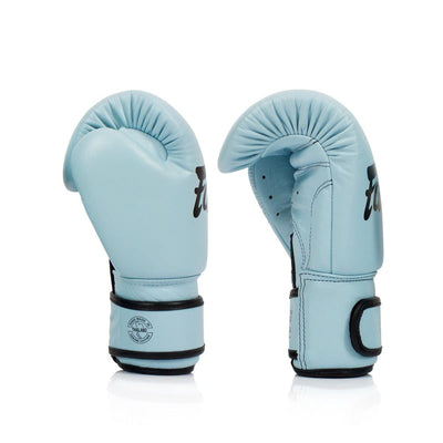 Fairtex - Genuine Leather Muay Thai Boxing Gloves - BGV20 – Pastel Blue Sides