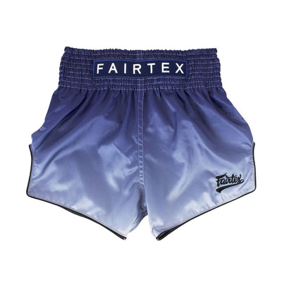 Muay Thai Shorts - Blue Fade Slim Cut - Fairtex - BS1905