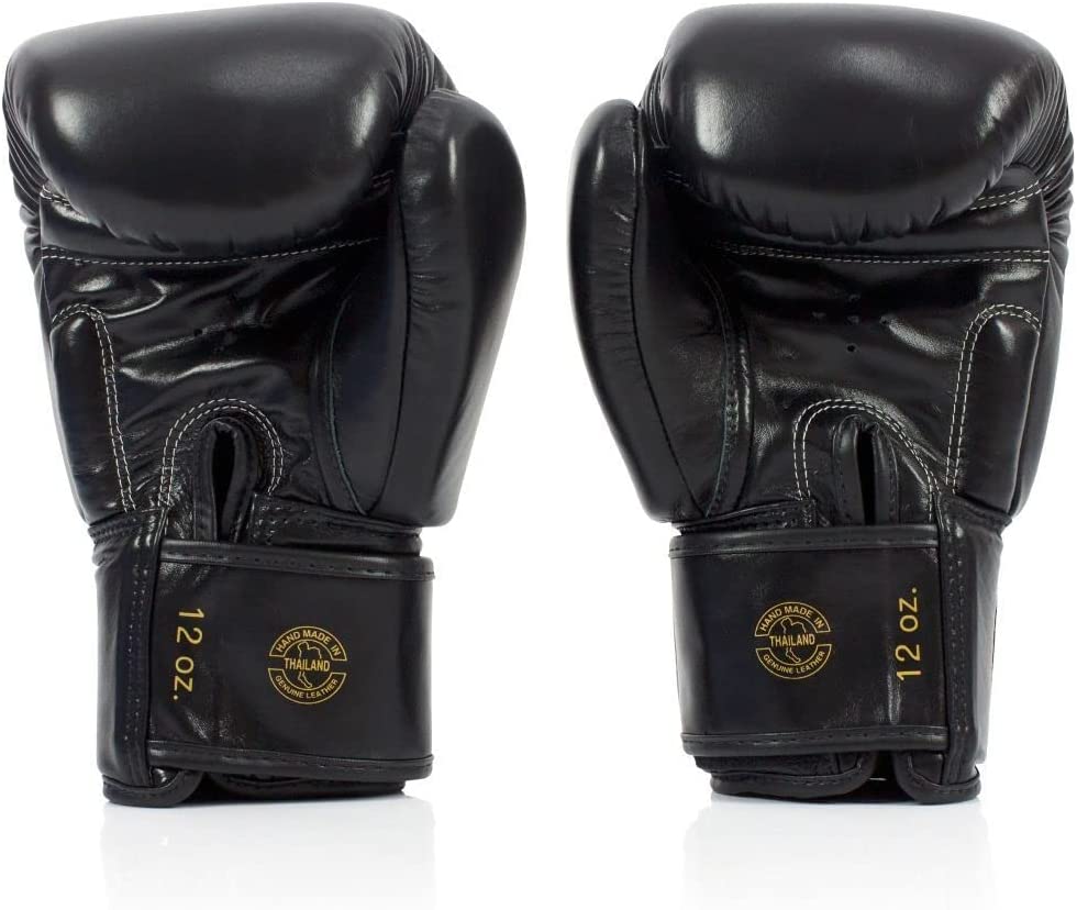 Fairtex - Deluxe Tight Fit Muay Thai Boxing Gloves - BGV19 – Black Back