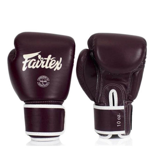 Fairtex - Real Leather Muay Thai Boxing Gloves (BGV16) – Maroon