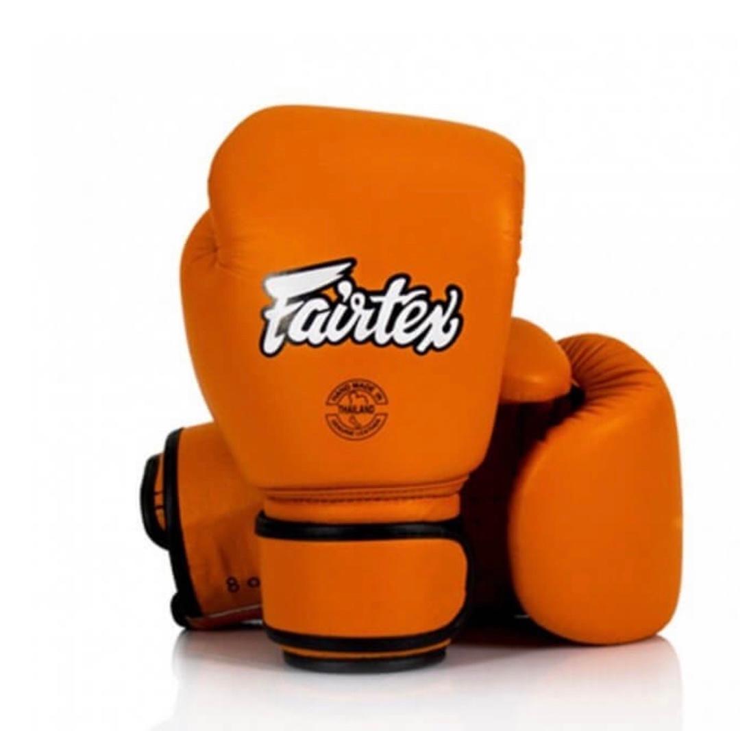 Fairtex - Real Leather Muay Thai Boxing Gloves (BGV16) – Orange