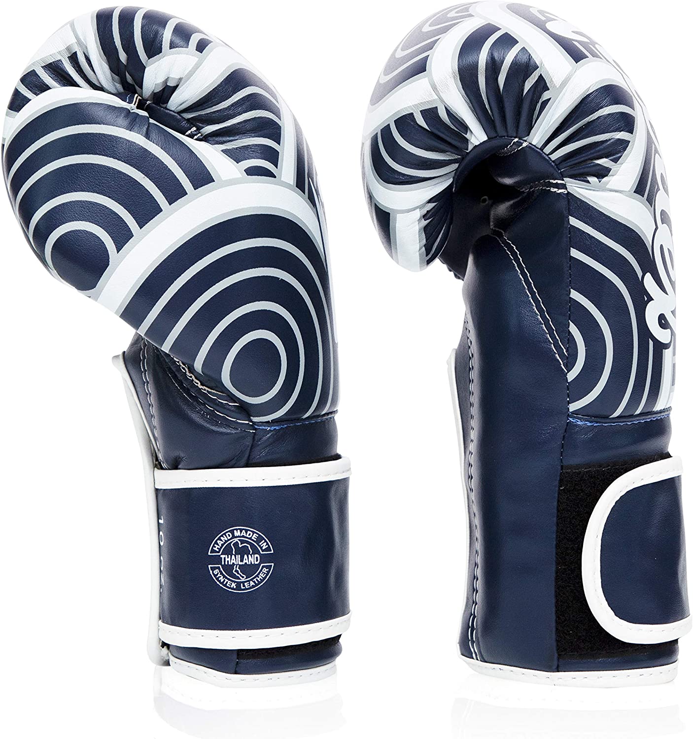 Fairtex - Japanese Art Muay Thai Boxing Gloves - BGV14 – Blue side