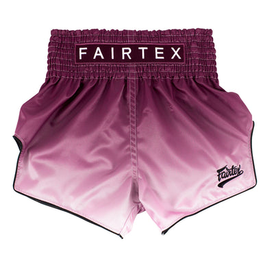 Muay Thai Shorts - Maroon Fade Slim Cut - Fairtex - BS1904