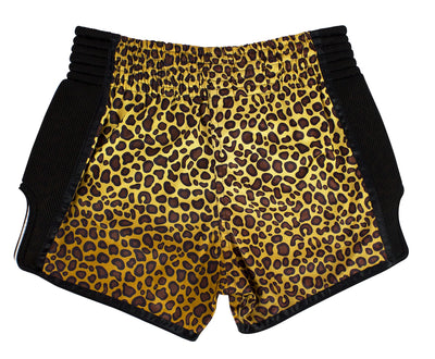 Muay Thai Shorts - Leopard Slim Cut - Fairtex - BS1709 Back View