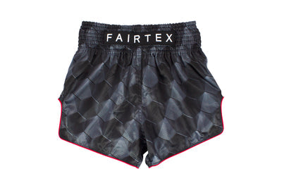 Muay Thai Shorts - Stealth Black Slim Cut - Fairtex BS1901