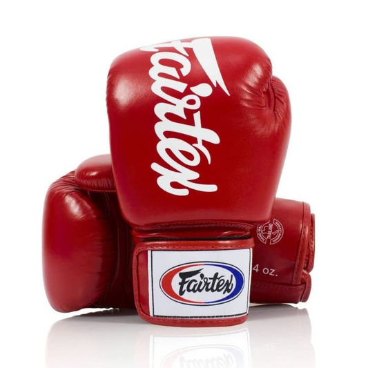 Fairtex - Deluxe Tight Fit Muay Thai Boxing Gloves - BGV19 – Red