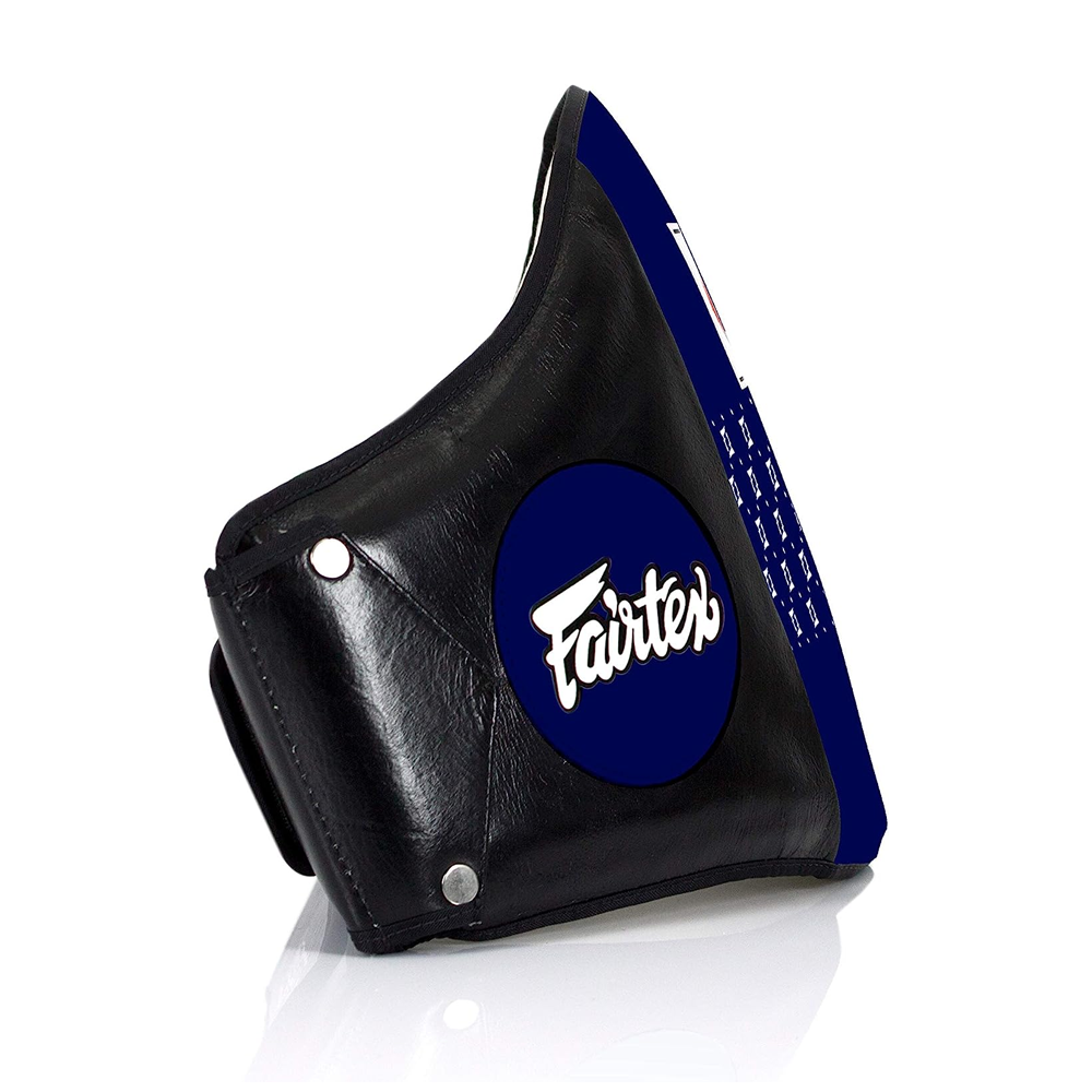 Fairtex - Standard Leather Muay Thai Belly Pad (BPV1) - Blue Right