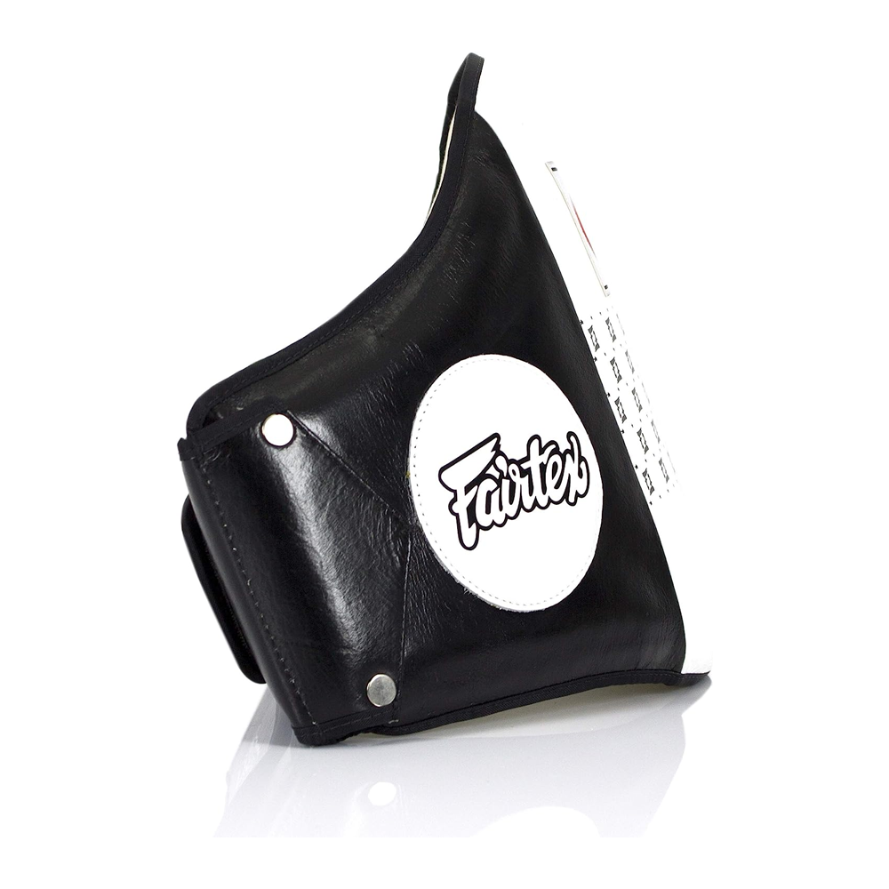 Fairtex - Standard Leather Muay Thai Belly Pad (BPV1) - White Right Side