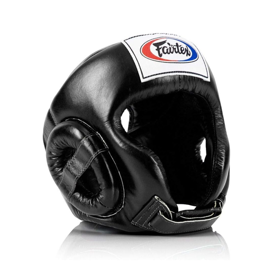 Fairtex - Boxing Muay Thai Competition Head Gear - HG6 - Black