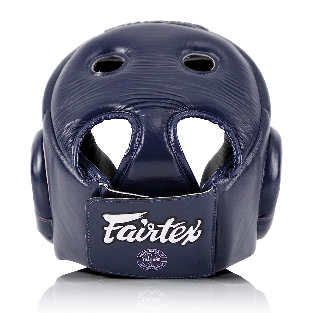 Fairtex - Muay Thai Competition Head Gear - HG6 - Blue Back