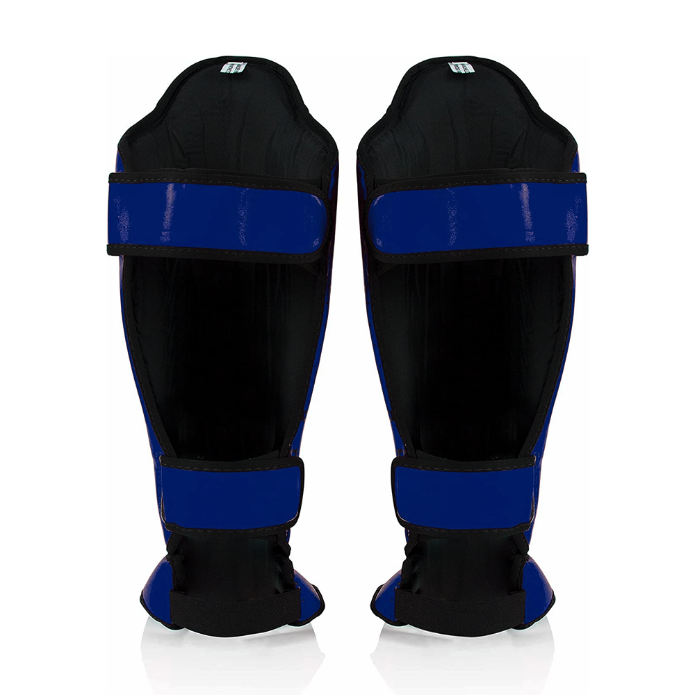 Products Fairtex - Muay Thai Competition Shin Guards - SP5 - Blue Back