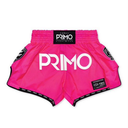 Super-Nylon Muay Thai Shorts - Harlem World - Primo