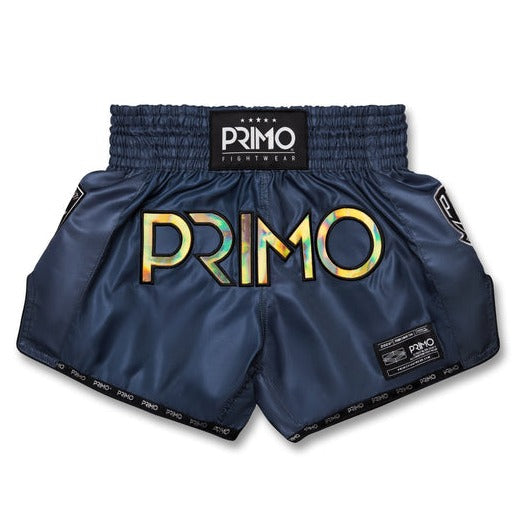 Muay Thai Shorts - Hologram Series - Valor Grey - Primo