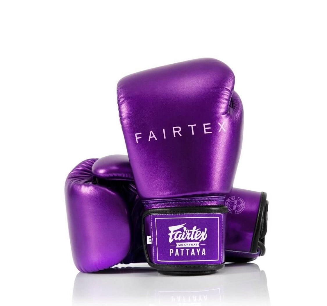 Fairtex Metallic Boxing Gloves (BGV22) Purple