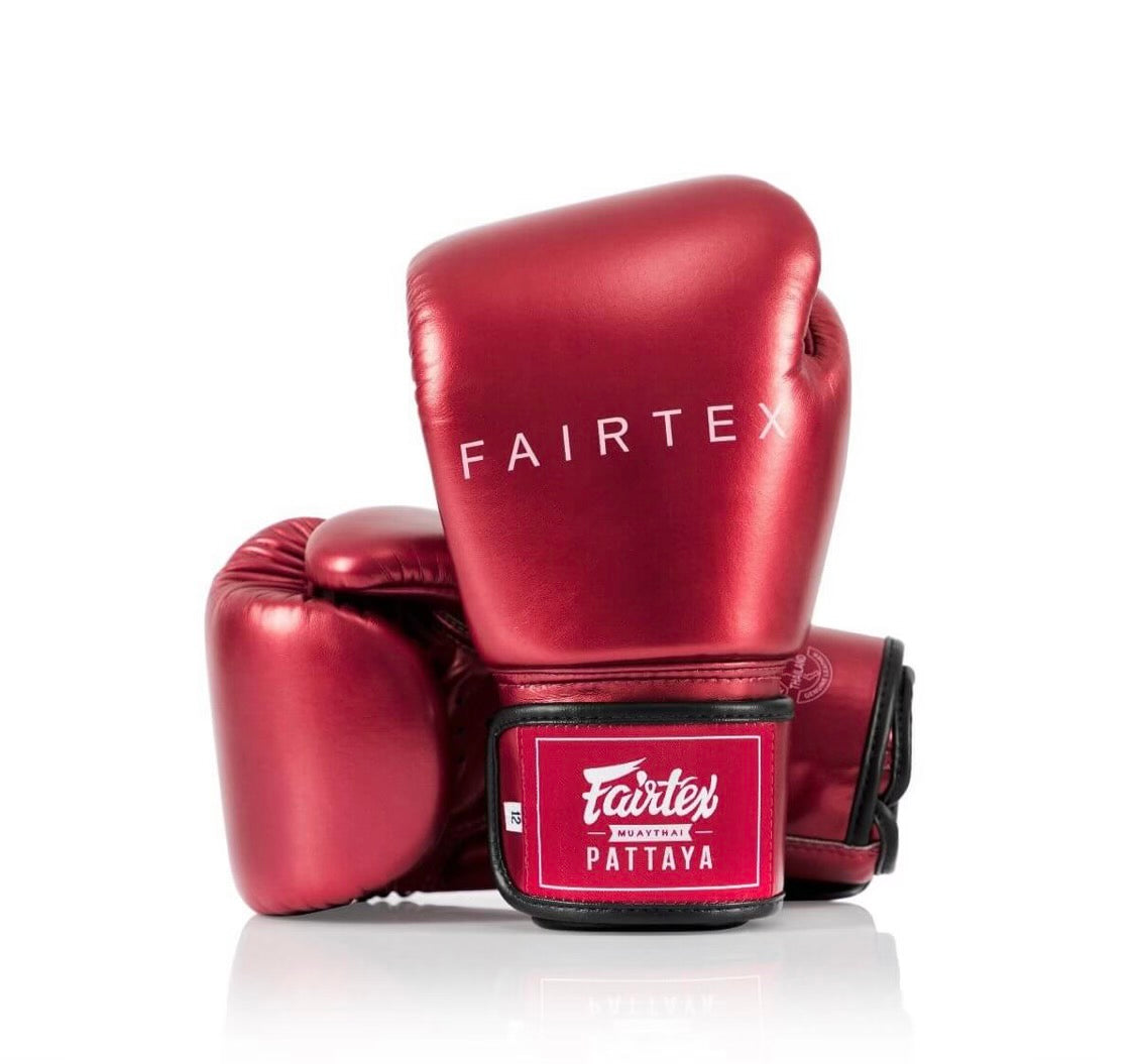Fairtex Metallic Boxing Gloves (BGV22) Red