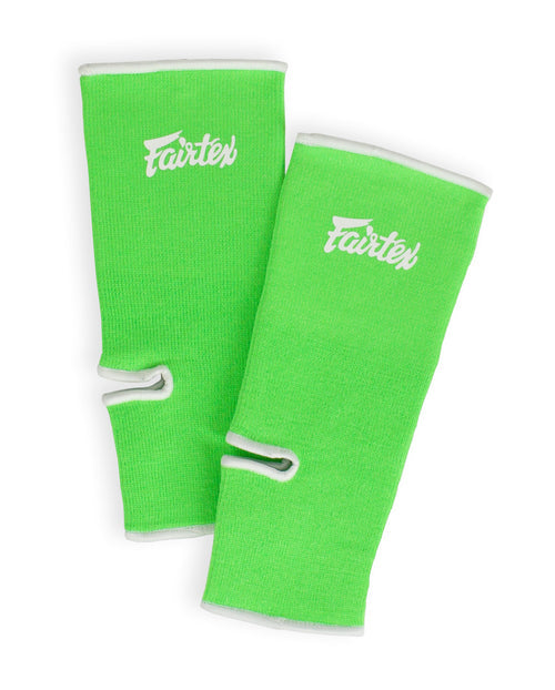 Fairtex Neon Green Ankleguards