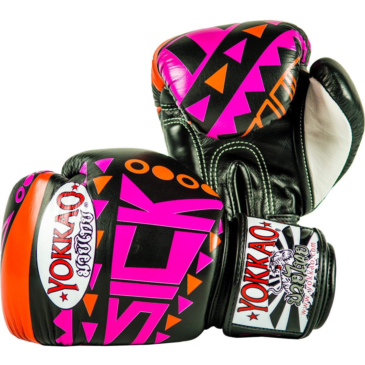 Sick Muay Thai Boxing Gloves Orange/Pink