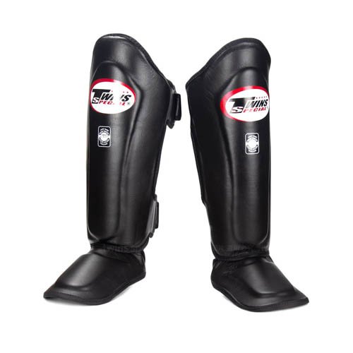 Twins Special Black Shin Guards